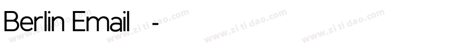 Berlin Email转换器字体转换